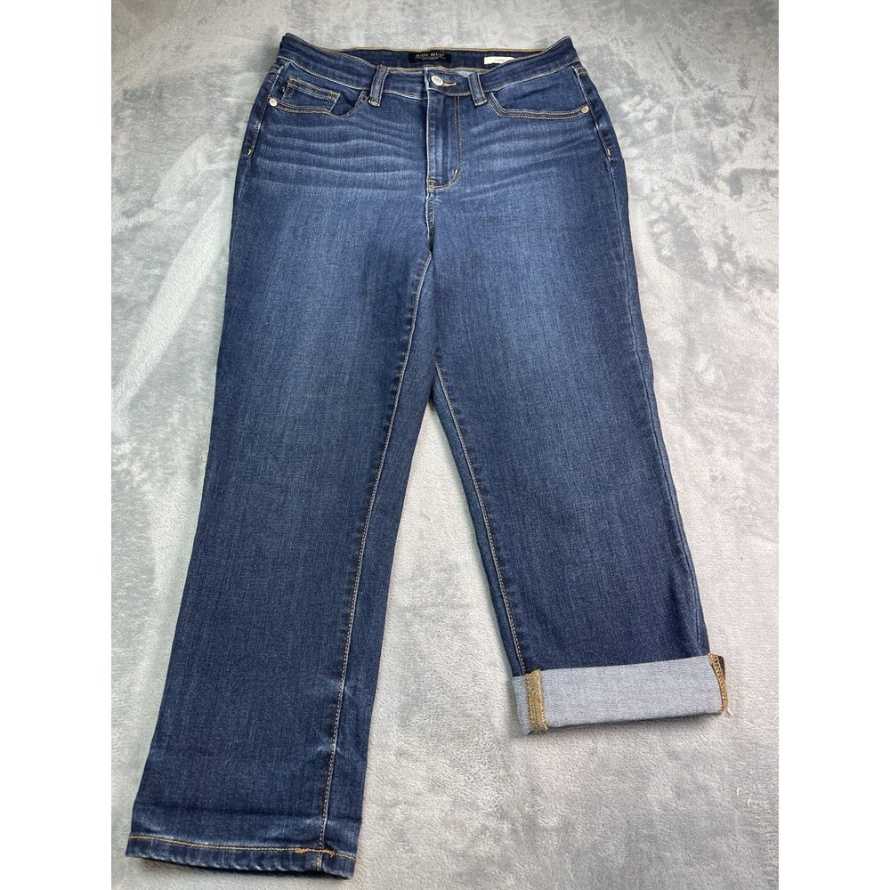 Judy Blue NWOT womens cropped 'Capri' premium jeans sz 7/28 summer travel - Picture 4 of 10
